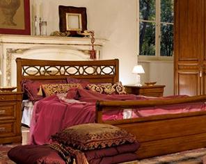 Кровать с резным изголовьем 180*200 Ла Скала