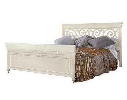 Кровать 160*200 Бурбон BJ202_2 | Цвет: Avorio Consumato