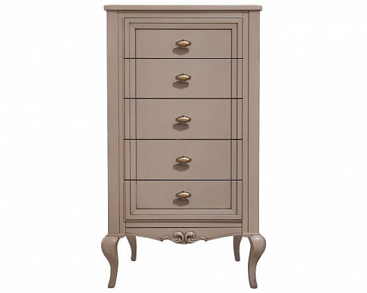 Высокий комод Портофино Т-549 | Цвет: Крем