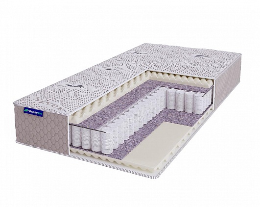 Матрас 120*200 Sense Soft Lux S600 | Чехол: трикотаж
