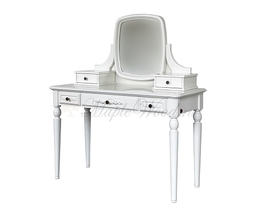 Туалетный стол и зеркало Артемида | Цвет: Слоновая кость