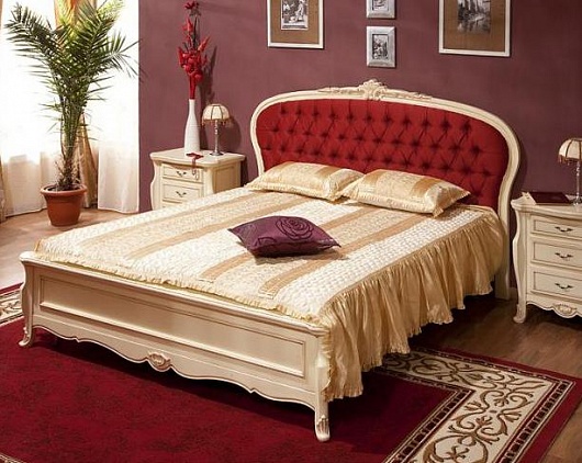 Кровать 160*200 Аркад | Цвет: Слоновая кость