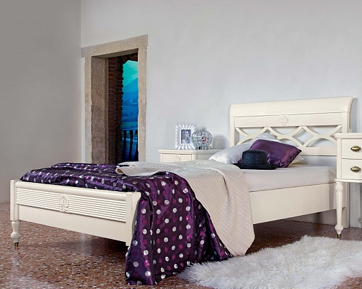 Кровать 120*200 Бурбон BJ844_1 | Цвет: Avorio Consumato