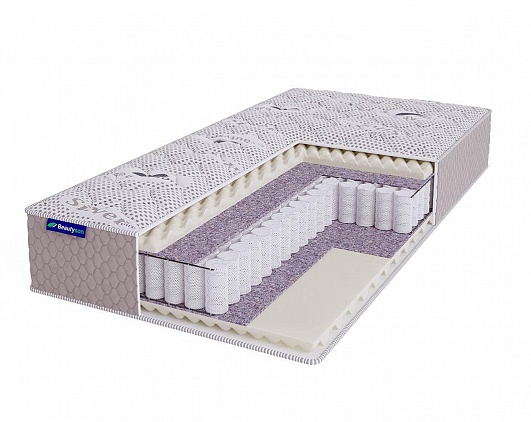 Матрас 160*200 Sense Soft Lux S600 | Чехол: трикотаж