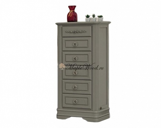 Высокий комод Артемида AR125 | Цвет: Серый