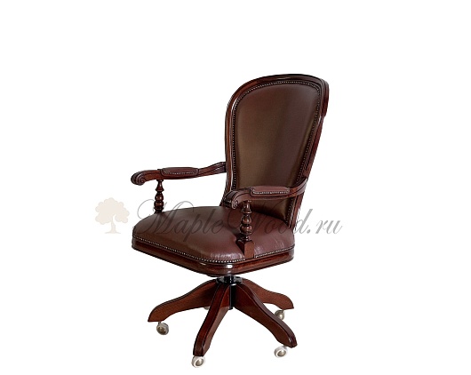 Стул для кабинета Седиа Классика | Цвет: Коричневый