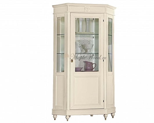Витрина угловая Бурбон BJ928 | Цвет: Avorio Consumato