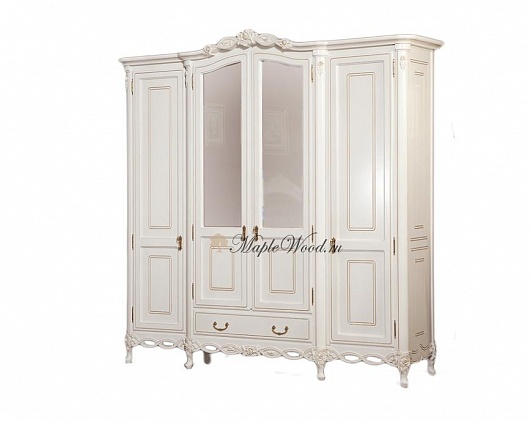 Шкаф 4-х дверный Флора