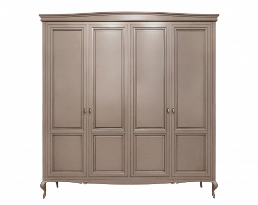 Шкаф 4-х дверный Портофино Т-554Д | Цвет: Крем