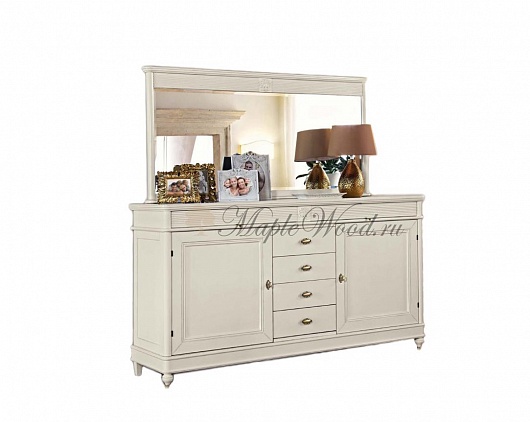 Буфет и зеркало Бурбон | Цвет: Avorio Consumato