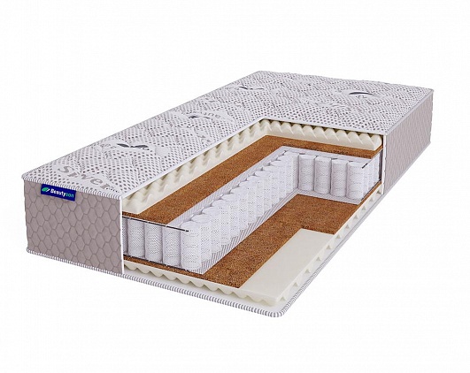 Матрас 90*200 Sense Medium Lux S600 | Чехол: трикотаж