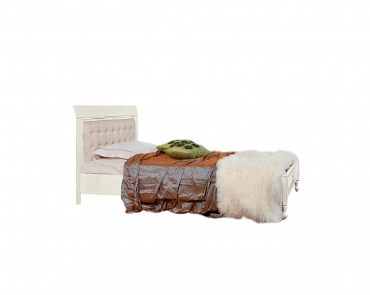 Кровать 120*200 Мария Сильва MS144_1 | Цвет: Avorio Consumato