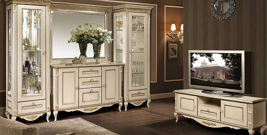 Гостиная Неаполь | Цвет: Слоновая кость