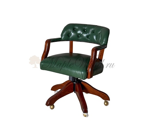 Стул для кабинета Темпо | Цвет: Зелёный