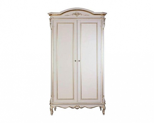 Шкаф 2-х дверный PA101_2 Палермо | Цвет: Слоновая кость